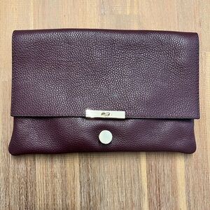 Authentic Italian Leather Clutch and Crossbody